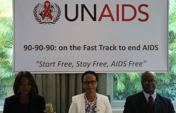 “I am very honoured to become the UNAIDS Goodwill Ambassador for Zambia. I want to learn, to listen to people and help them share their messages.” Lulu Haangala Wood