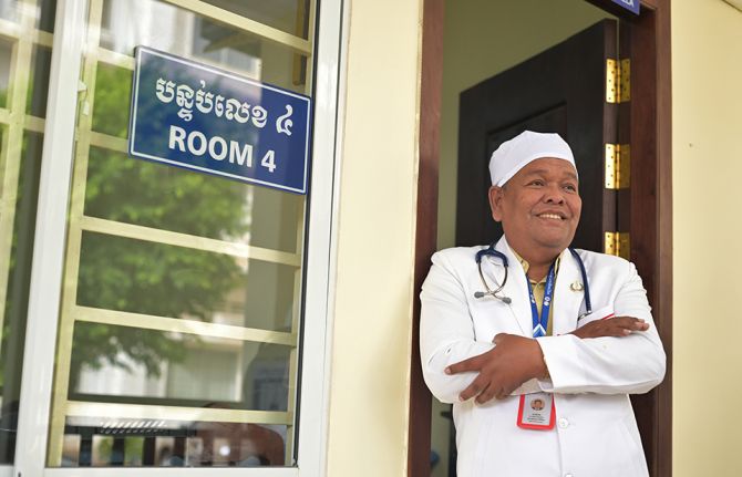 National Clinic for AIDS, Dermatology and STD Deputy Manager, Dr. Nhem Chantha