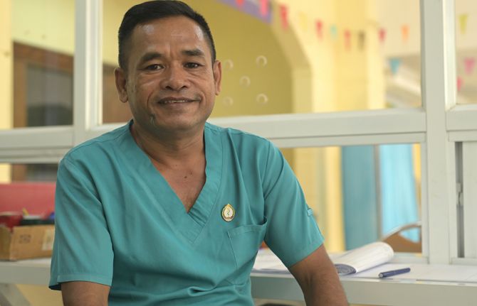 Nhem Salat, community action worker at NCHADS