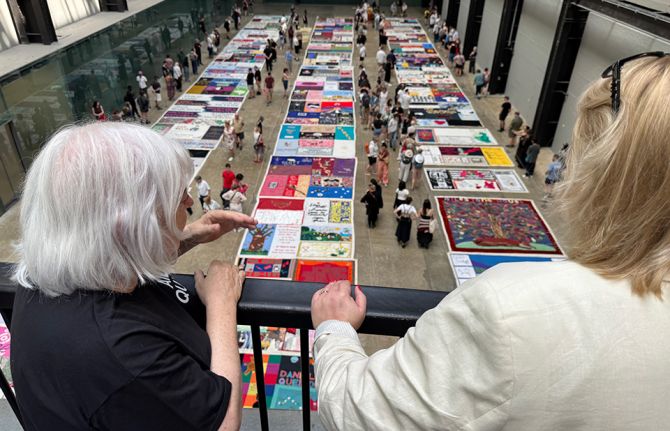 Tate Modern exhibits UK AIDS Quilt, a powerful tribute to people lost to AIDS