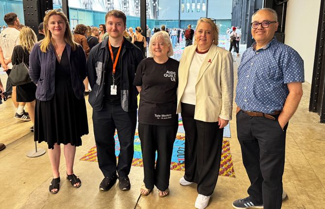 Tate Modern exhibits UK AIDS Quilt, a powerful tribute to people lost to AIDS