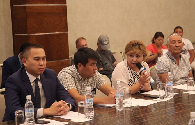 Gulgaki Mamasalieva, head of the Osh branch of the international center "Interbilim".