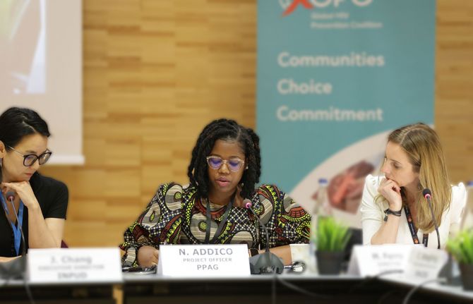 My name is Naadu Awuradwoa Addico and I work as a Project Officer at Planned Parenthood Association of Ghana (PPAG). On 24 May, I participated in a Ministerial meeting organized by the Global HIV Prevention Coalition titled High-Level Dialogue on accelera
